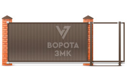 Ворота откатные 7 метров 7000×2200 ЗМК-8081