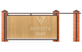 Откатные механические ворота 5,5 м 5500×2900 ЗМК-7989